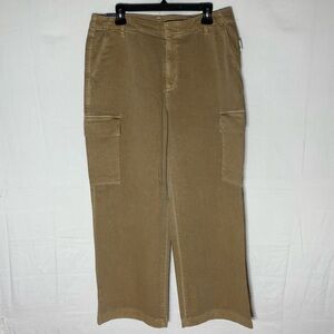 GAP Loose Khaki Cargo Wide Leg Cargo Pants 12 NWT